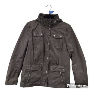 Women's Bass Olive Green Utility Jacket Size Medium
